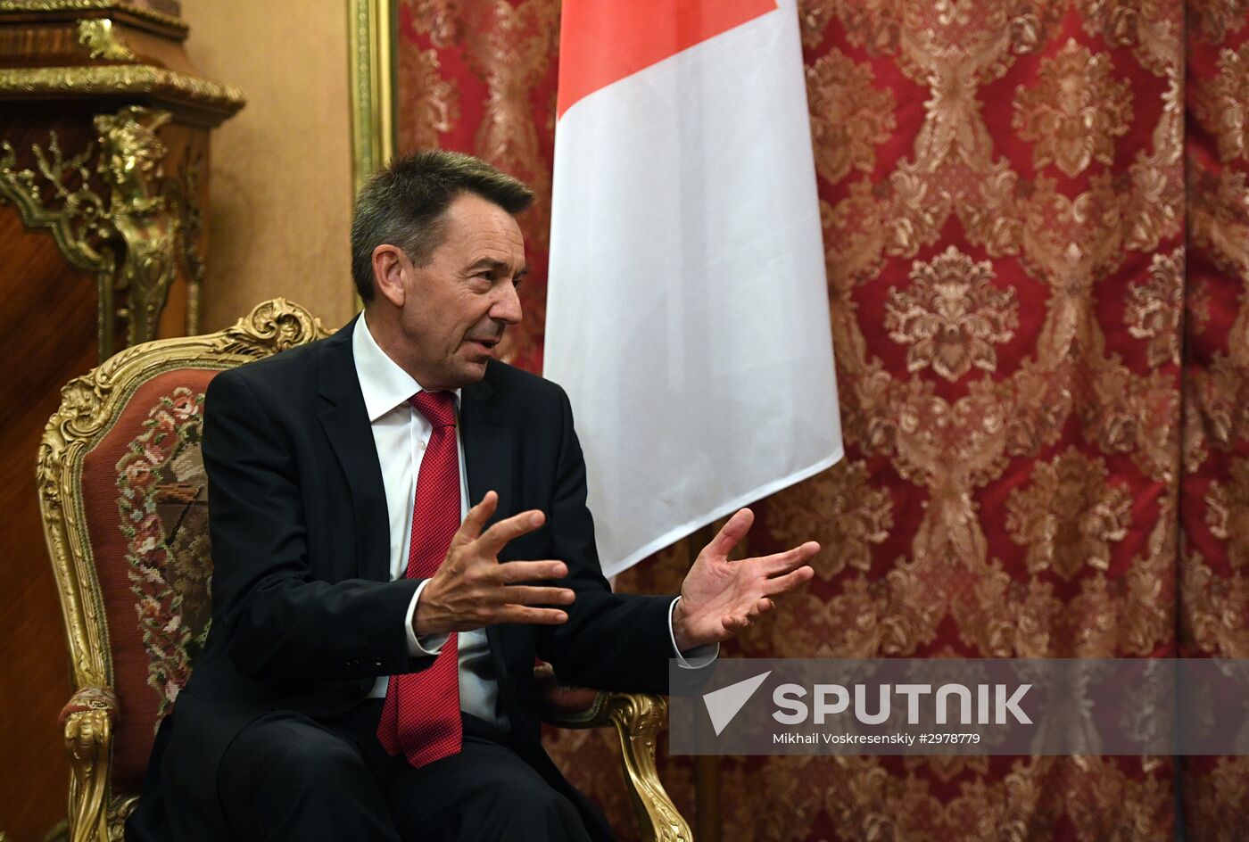 Russian Foreign Minister Sergey Lavrov meets with Peter Maurer, president of the International Committee of the Red Cross