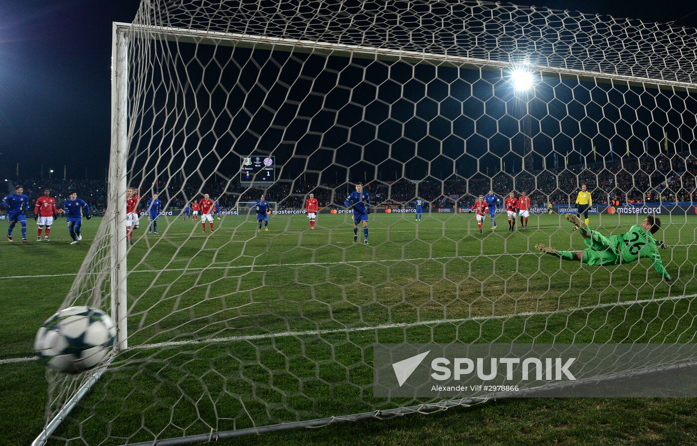 Football. Champions League. Rostov vs. Bayern
