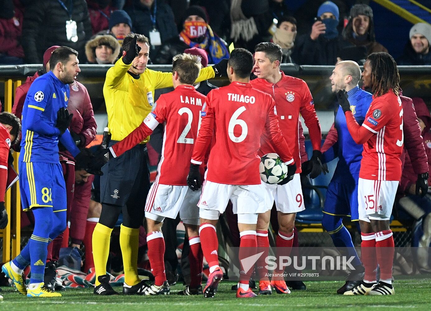 Football. Champions League. Rostov vs. Bayern