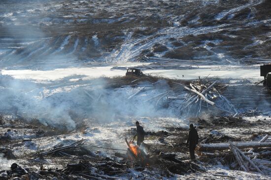 Gold mines in Trans-Baikal Territory