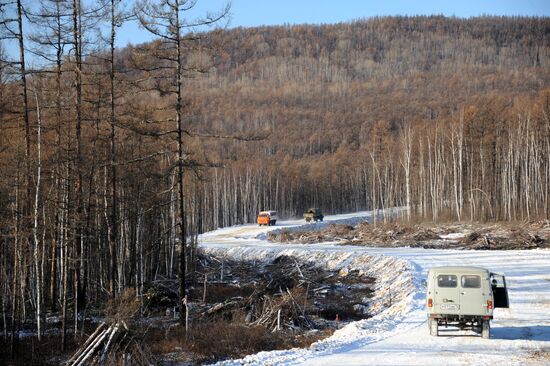 Gold mines in Trans-Baikal Territory