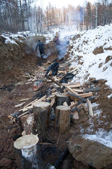 Gold mines in Trans-Baikal Territory