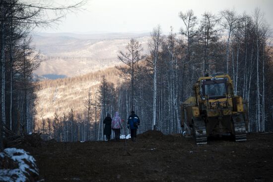 Gold mines in Trans-Baikal Territory