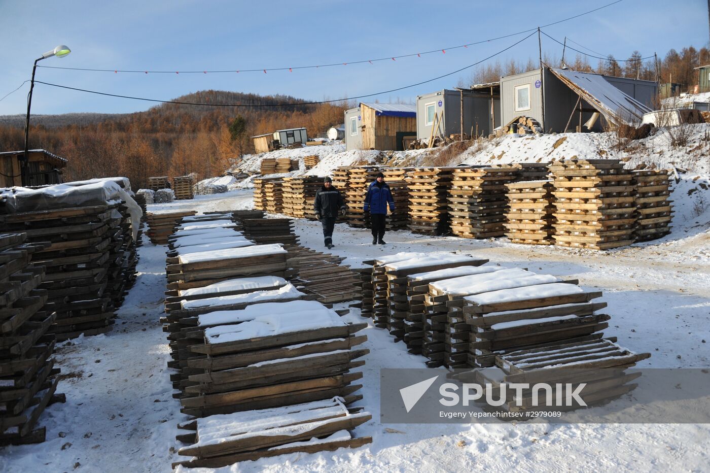 Gold mines in Trans-Baikal Krai