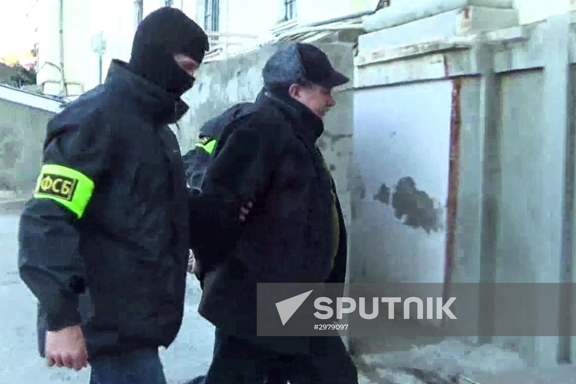 Russia's Federal Security Service detains former Black Sea Fleet staff member Leonid Parkhomenko