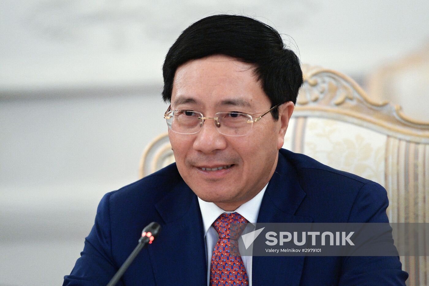 Russian Foreign Minister Sergei Lavrov meets with Foreign Minister of Vietnam Pham Binh Minh