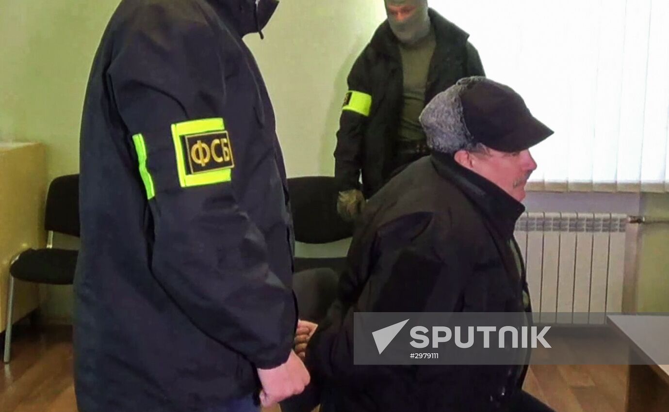 Russia's Federal Security Service detains former Black Sea Fleet staff member Leonid Parkhomenko