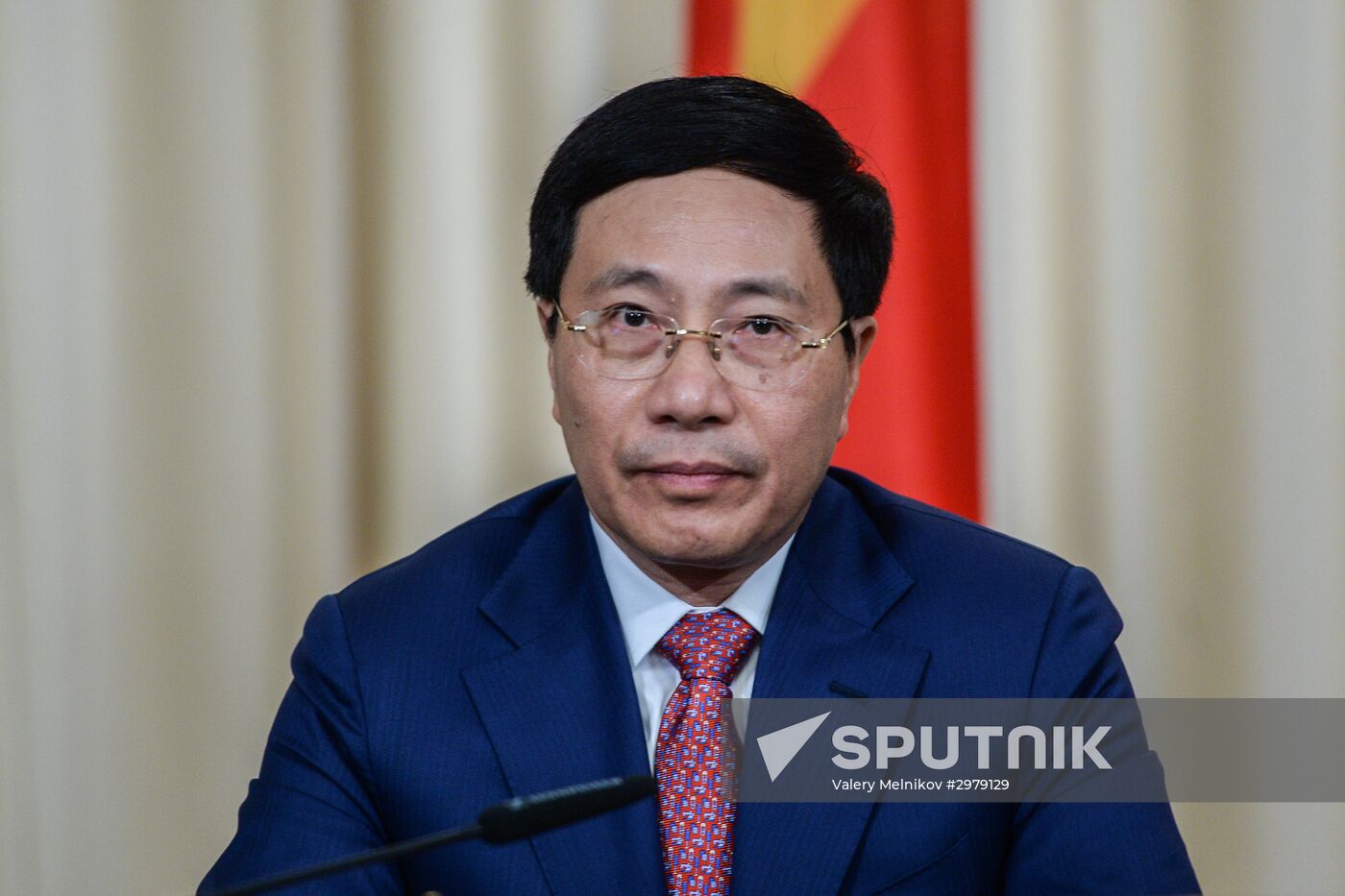 Russian Foreign Minister Sergei Lavrov meets with Foreign Minister of Vietnam Pham Binh Minh