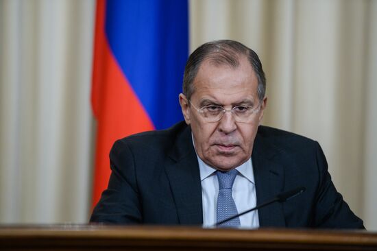 Russian Foreign Minister Sergei Lavrov meets with Foreign Minister of Vietnam Pham Binh Minh