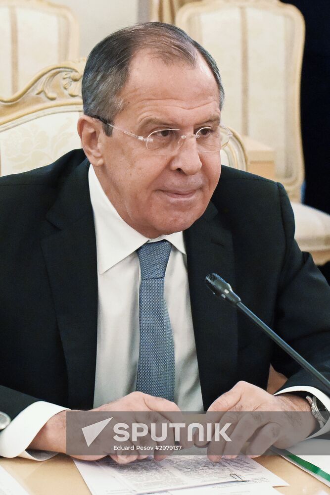 Russian Foreign Minister Sergei Lavrov meets with Foreign Minister of Vietnam Pham Binh Minh