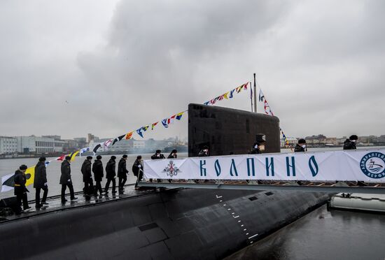 Kolpino submarine transferred to Russian Navy