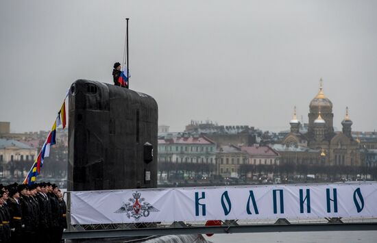 Kolpino submarine transferred to Russian Navy