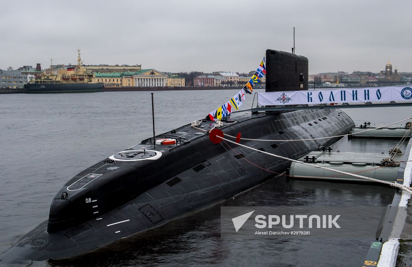 Transfer of Kolpino submarine to Russian Naval Forces