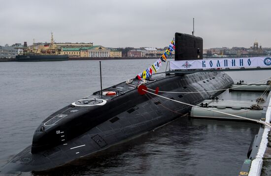 Transfer of Kolpino submarine to Russian Naval Forces