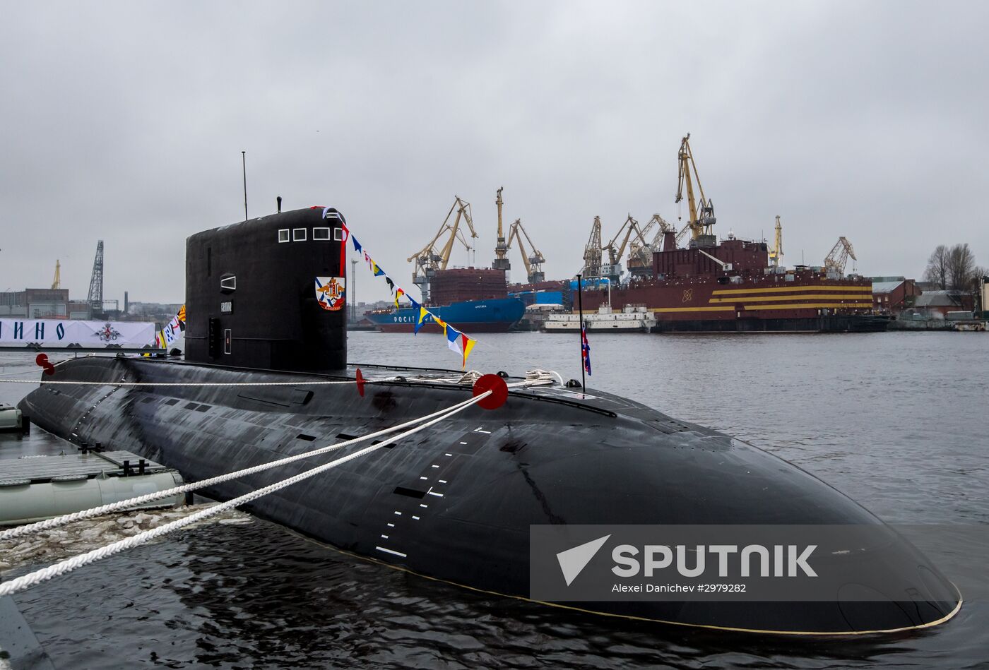 Transfer of Kolpino submarine to Russian Naval Forces