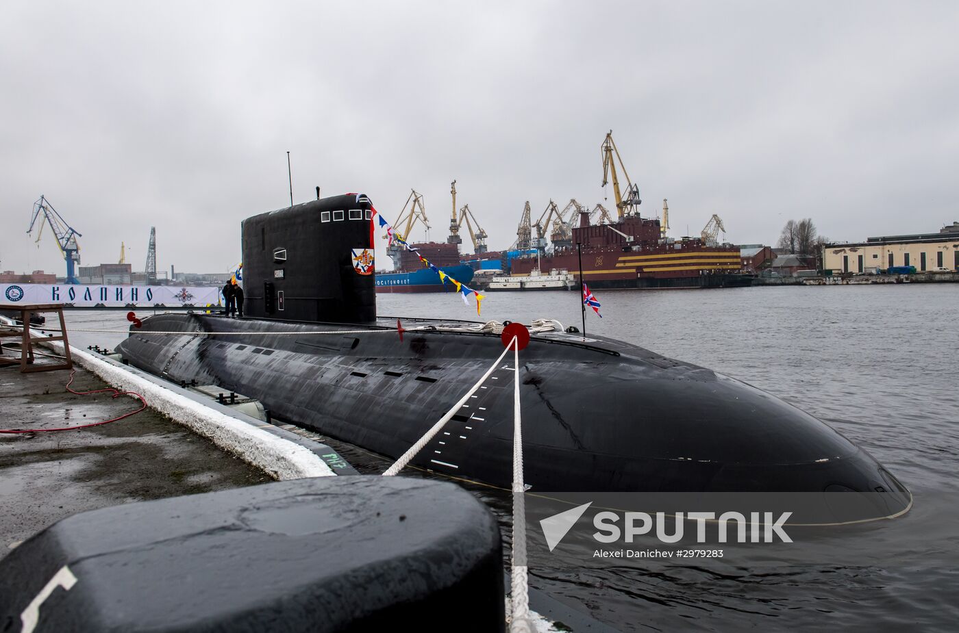 Transfer of Kolpino submarine to Russian Naval Forces