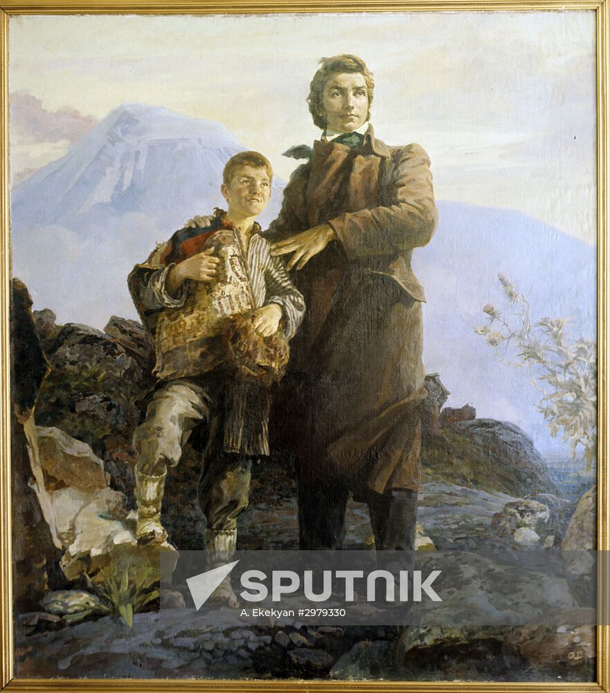 "Khachatur Abovyan" painting