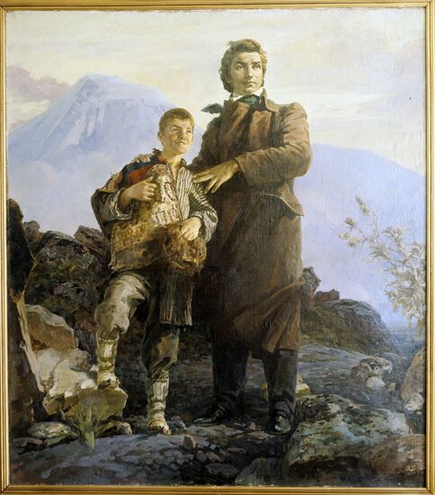 "Khachatur Abovyan" painting