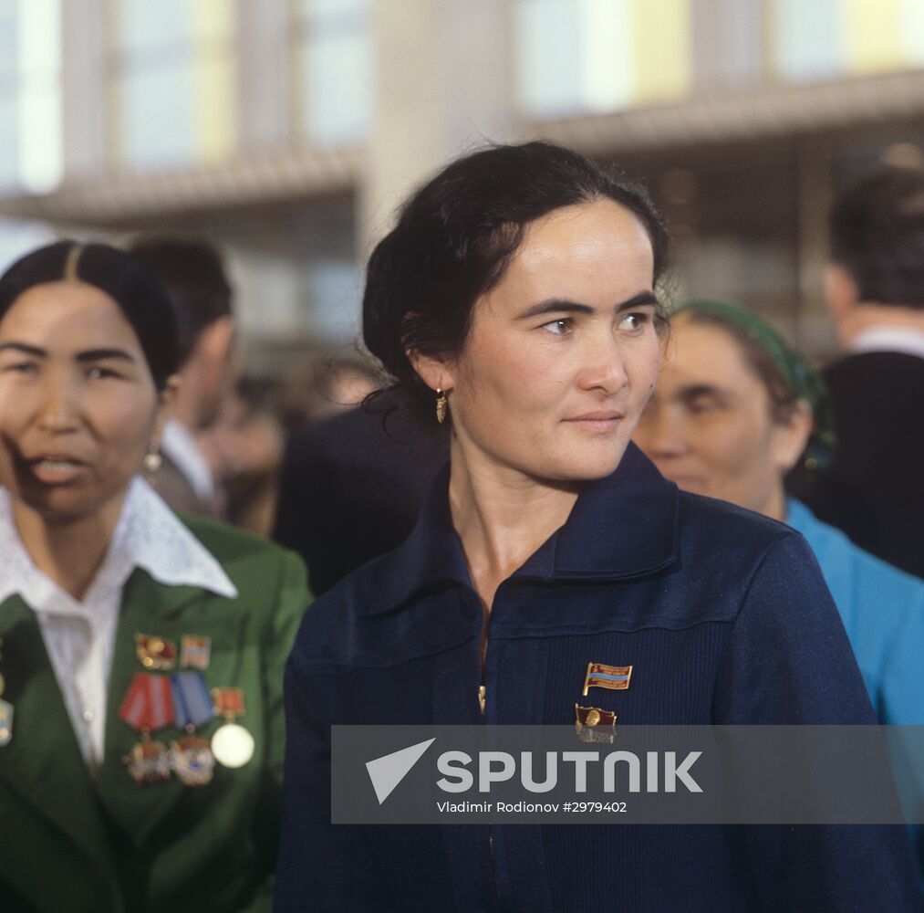 Uzbekistan delegate Soodat Muetdinova