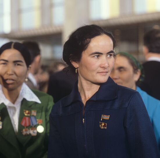Uzbekistan delegate Soodat Muetdinova