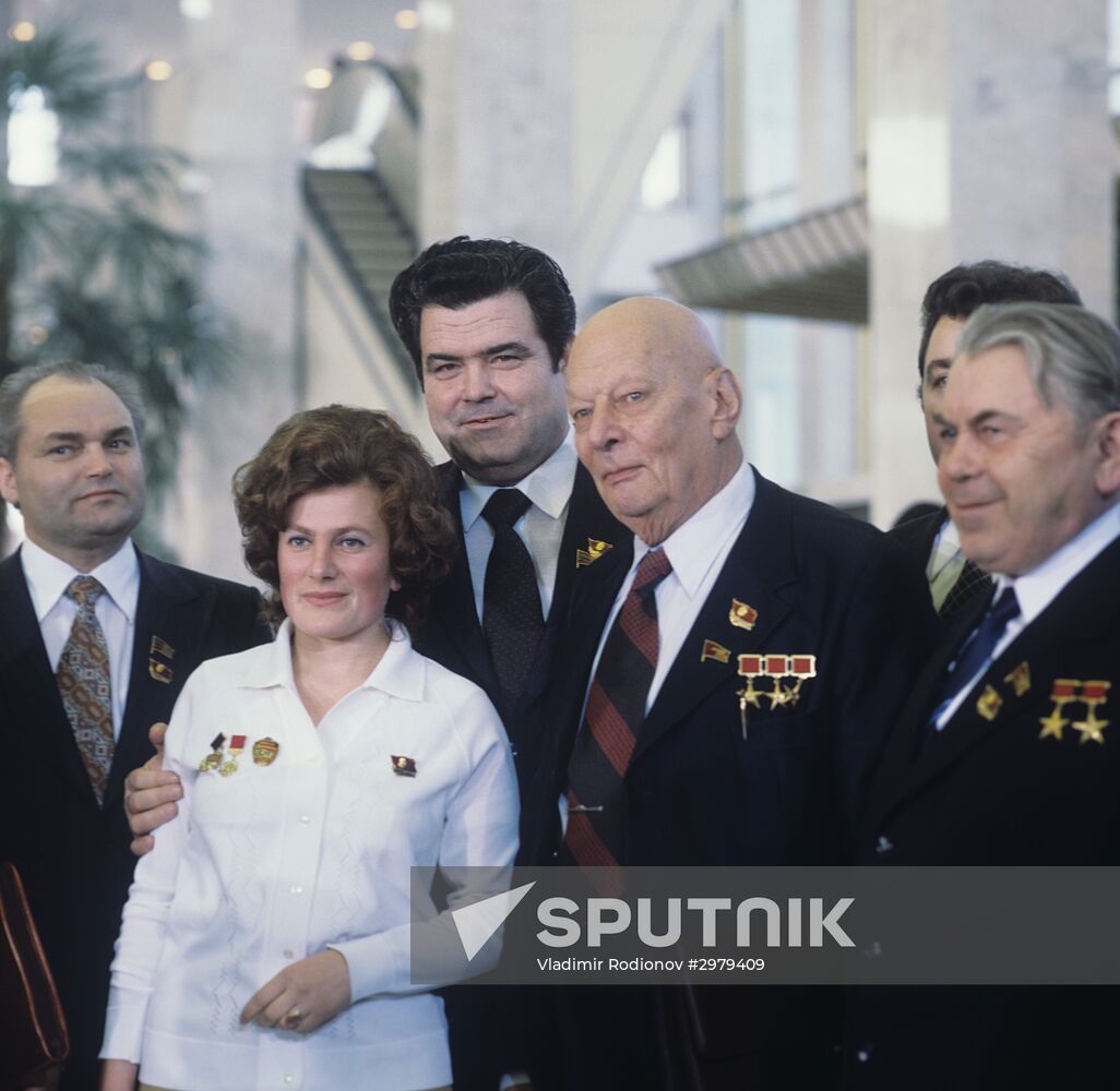 Anatoly Alexandrov, president of the USSR Academy of Sciences