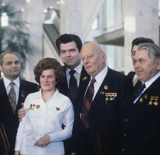 Anatoly Alexandrov, president of the USSR Academy of Sciences