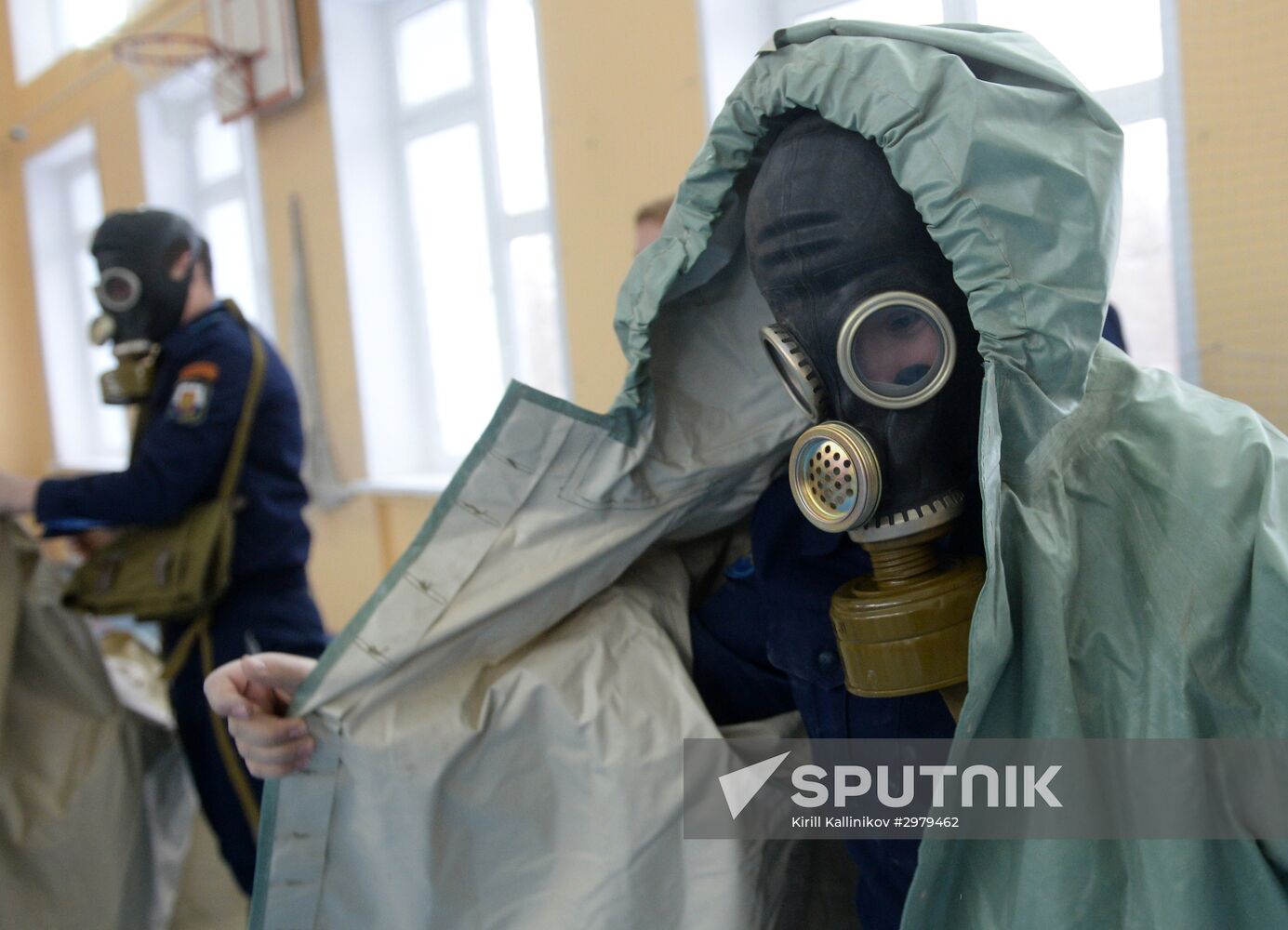 Cadet class in a school in Moscow