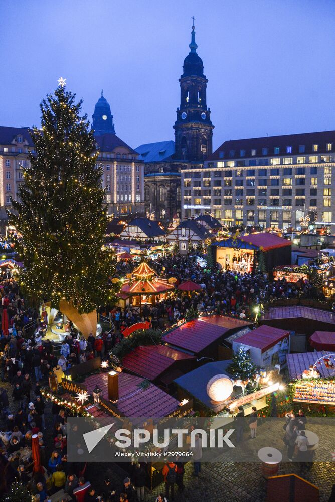 Opening of Dresden Christmas Market