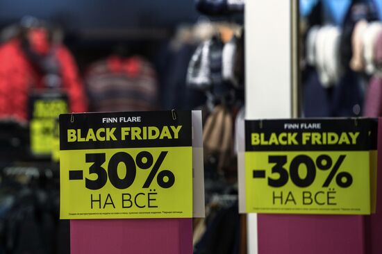 Black Friday sales in Moscow