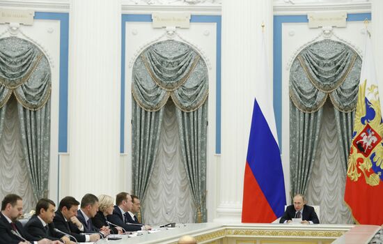 President Putin chairs a meeting of the Council for Strategic Development and Priority Projects