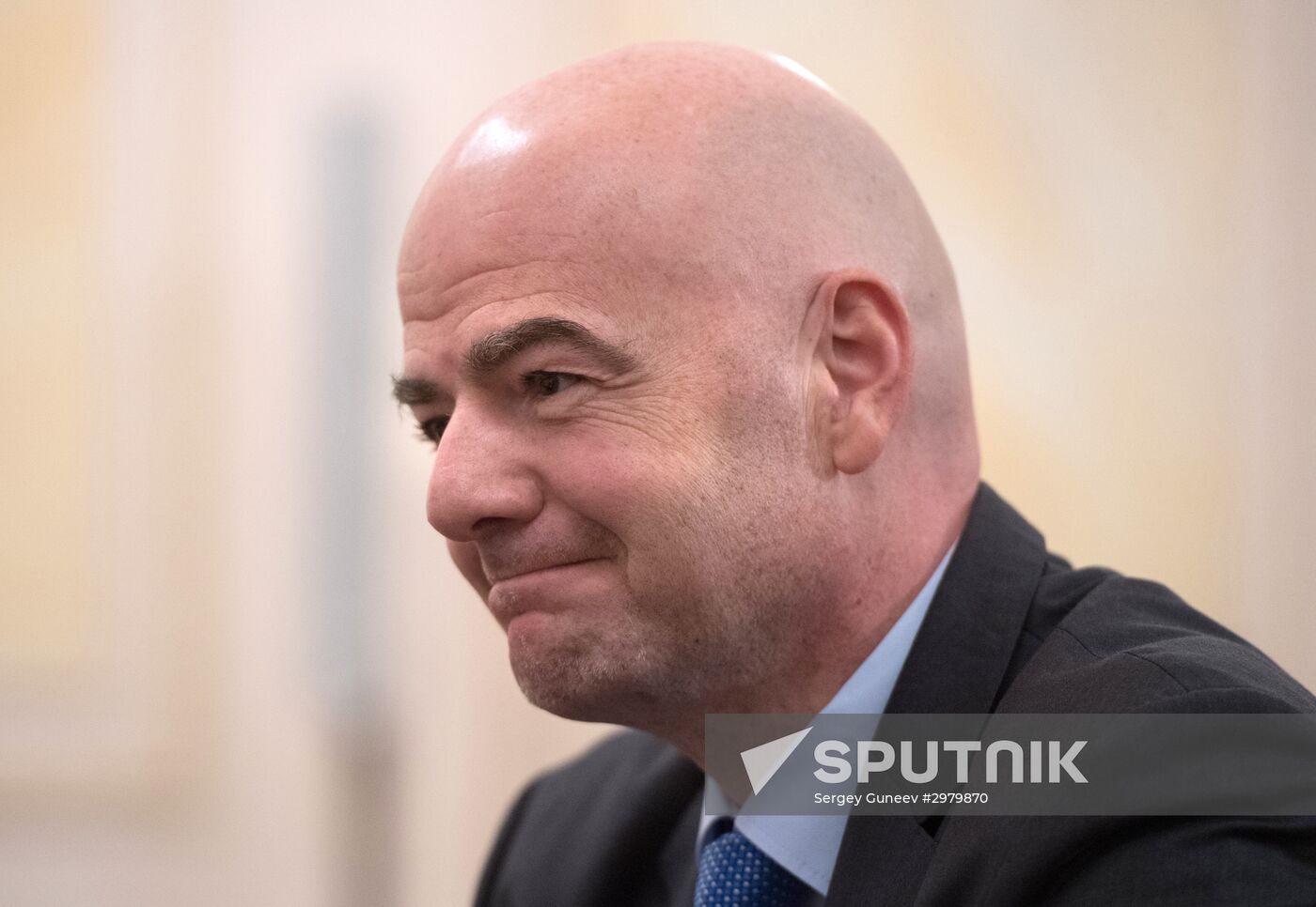 President Putin meets with FIFA president Giovanni Infantino