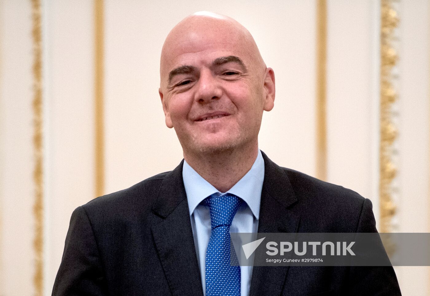 President Putin meets with FIFA president Giovanni Infantino