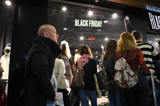 Black Friday sales in Moscow