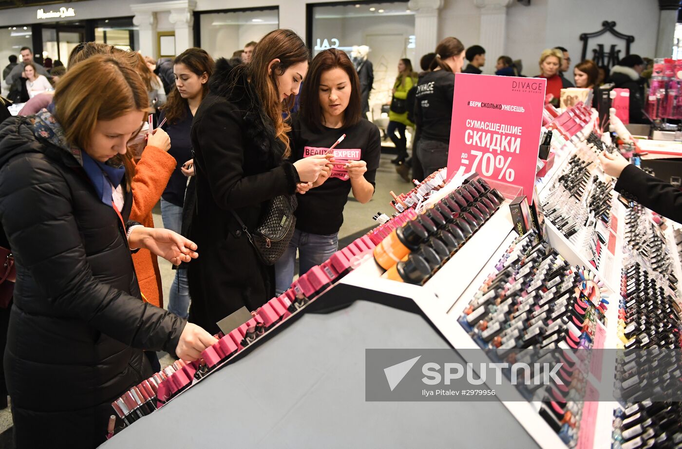 Black Friday sales in Moscow