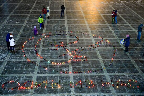 Action against abortion "One of us" in Yekaterinburg