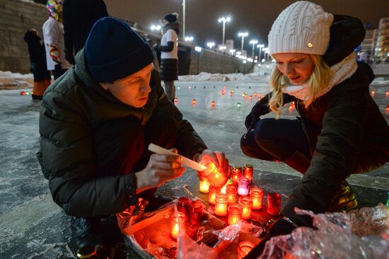 Action against abortion "One of us" in Yekaterinburg
