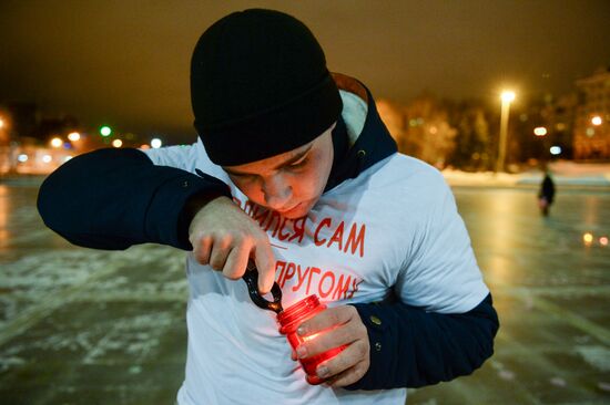 Action against abortion "One of us" in Yekaterinburg