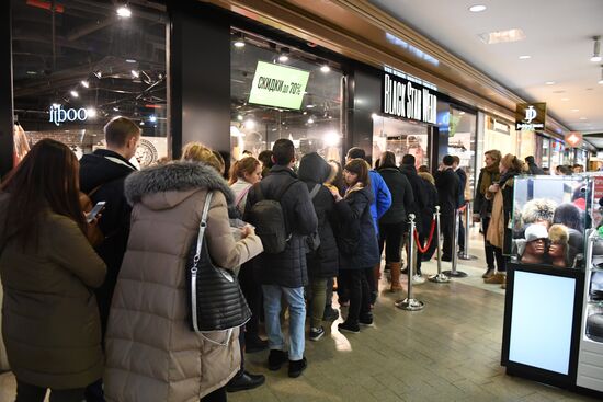 Black Friday sales in Moscow