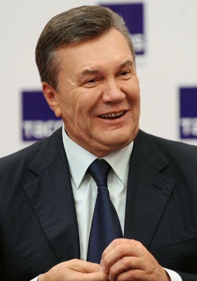 Former Ukrainian President Viktor Yanukovych's news conference in Rostov-on-Don