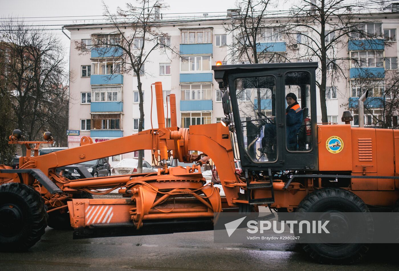 Municipal machinery parade in Russian cities