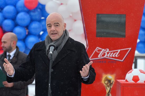 FIFA World Cup 2018 countdown clock launched