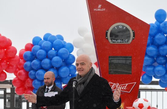 FIFA World Cup 2018 countdown clock launched