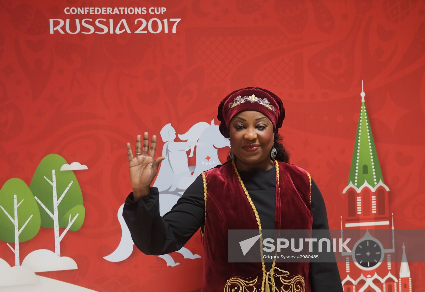 Official draw ceremony of FIFA Confederations Cup Russia 2017