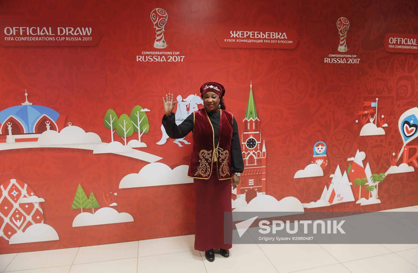 Official draw ceremony of FIFA Confederations Cup Russia 2017