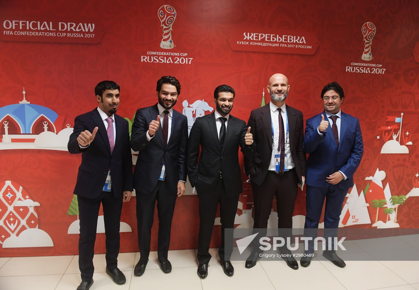 Official draw ceremony of FIFA Confederations Cup Russia 2017