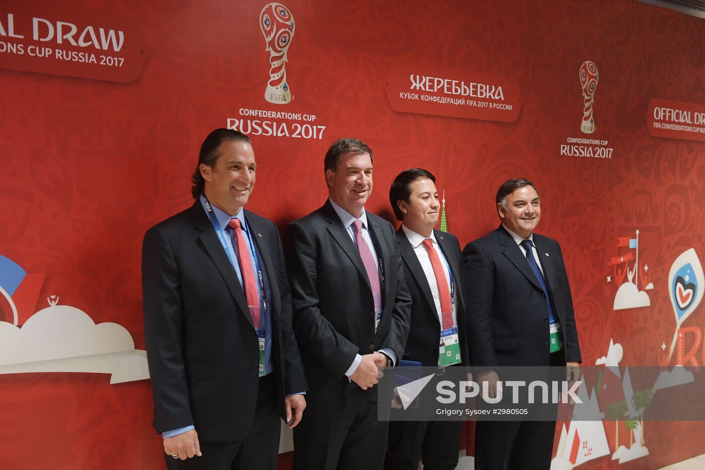 Official draw ceremony of FIFA Confederations Cup Russia 2017