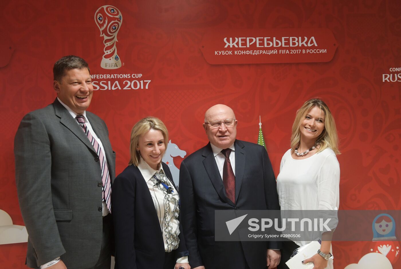 Official draw ceremony of FIFA Confederations Cup Russia 2017