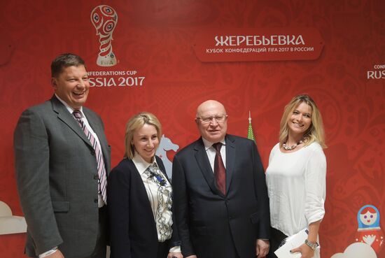Official draw ceremony of FIFA Confederations Cup Russia 2017