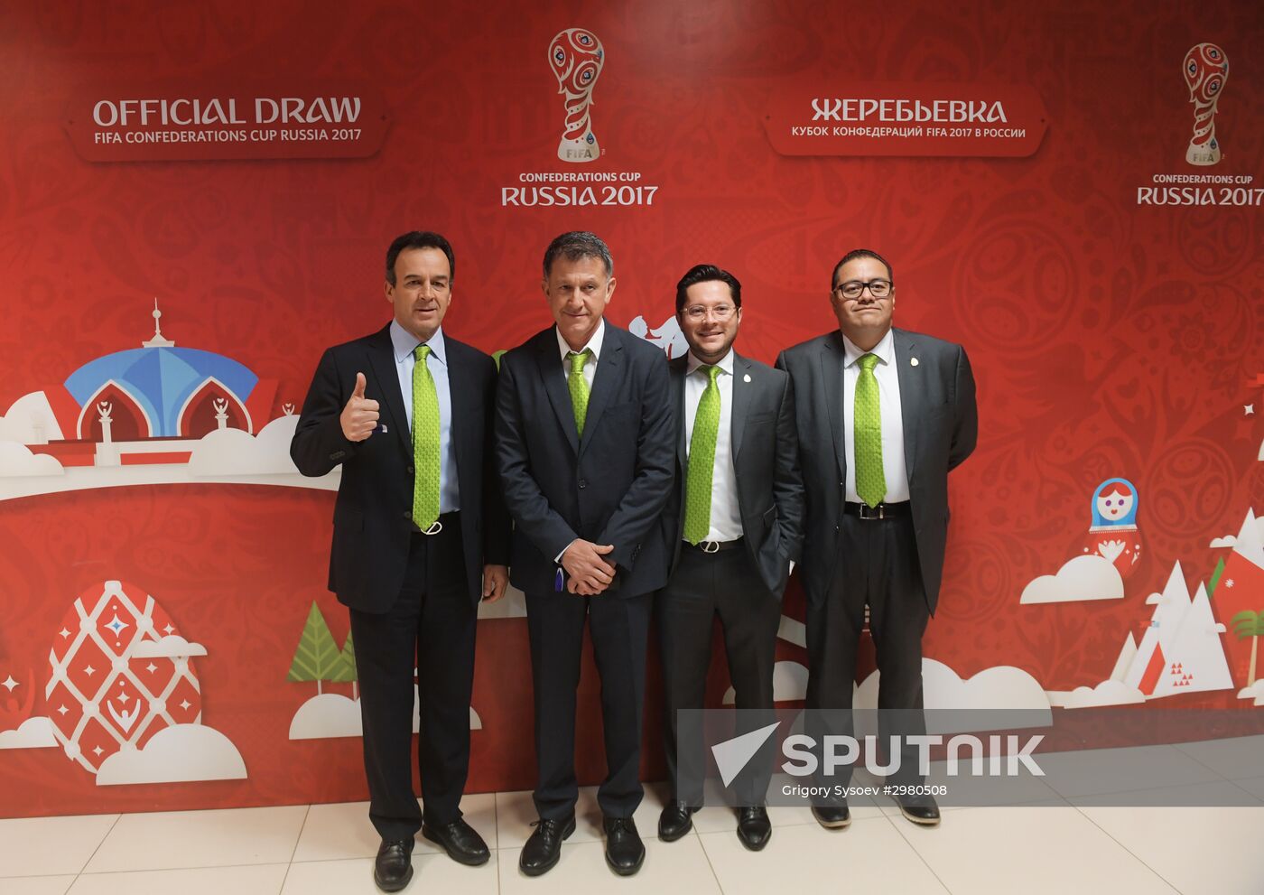 Official draw ceremony of FIFA Confederations Cup Russia 2017