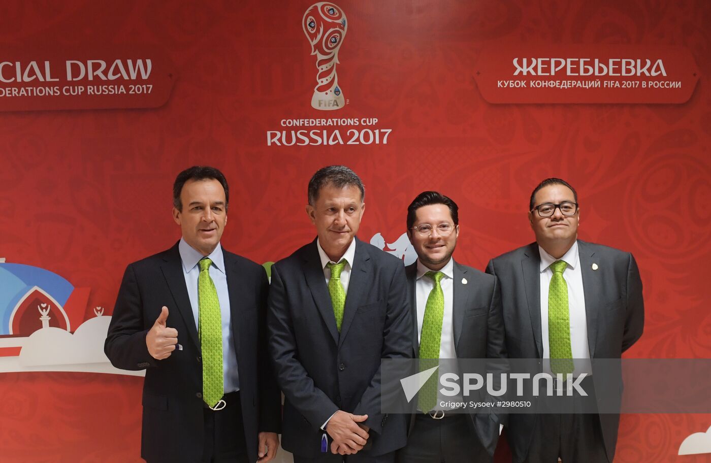 Official draw ceremony of FIFA Confederations Cup Russia 2017